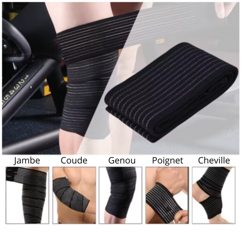 STRAPRO™ – Bandage de Compression Élastique Multi-Articulations